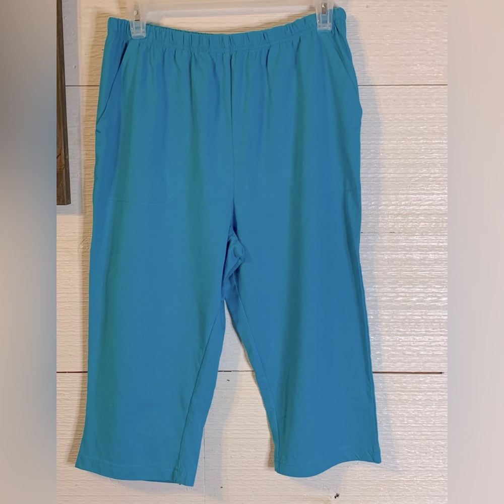 Blair capris with elastic waist.  Size Medium